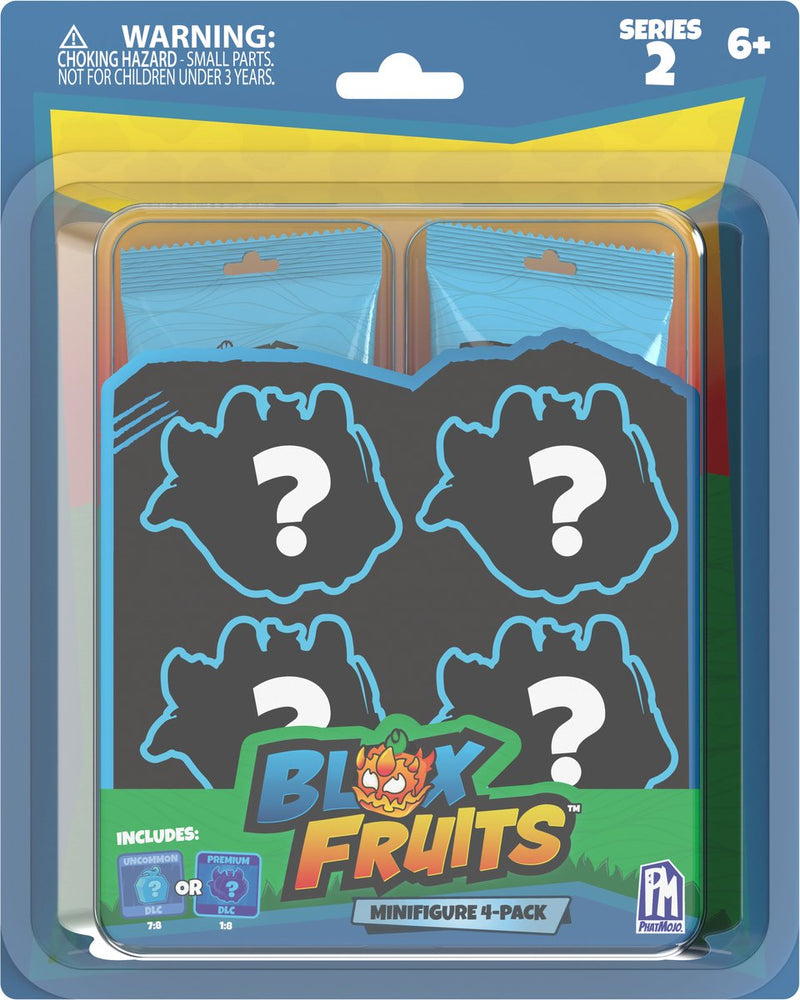 Afbeelding laden in galerijviewer, Blox fruits roblox blow fruit minifigures 4-pack wave 2
