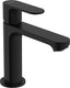Hansgrohe rebris s - wastafelmengkraan - ééngreeps bediening - coolstart energiebesparend - ecosmart+ waterbesparend - met trekwaste - 110mm maat - mat zwart