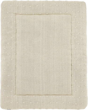 Meyco baby knots boxkleed - 77 x 97 cm - soft sand