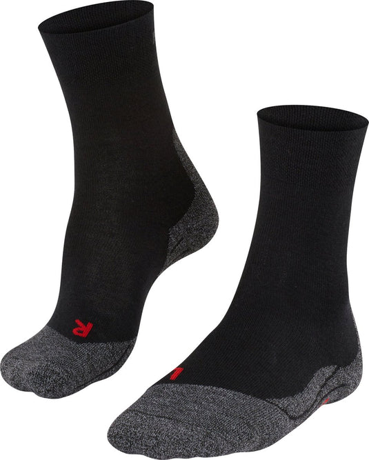 Falke tk2 sensitive anti-blaar dik wol functioneel materiaal wandelsokken heren zwart - maat 46-48