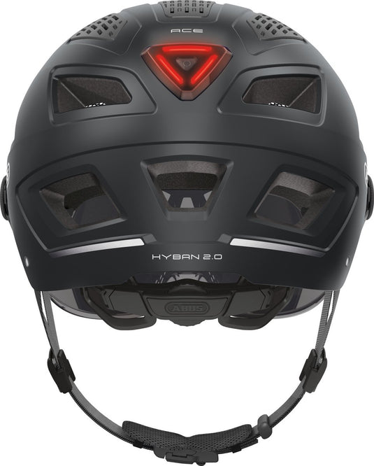 Abus helm Hyban 2.0 ACE velvet Zwart M 52-58cm