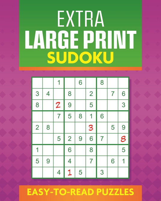 Extra large print sudoku