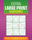 Extra large print sudoku