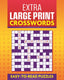 Extra large print crosswords
