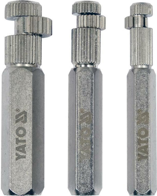 Yato yt-21793 - set nypl sleutels - 3 8 , 1 2 , 3 4 - gehard en gegalvaniseerd