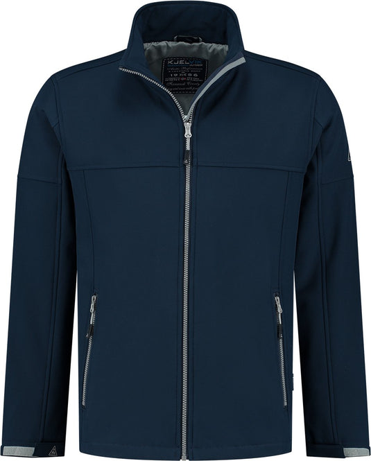 Kjelvik softshell jas odense blauw 4xl