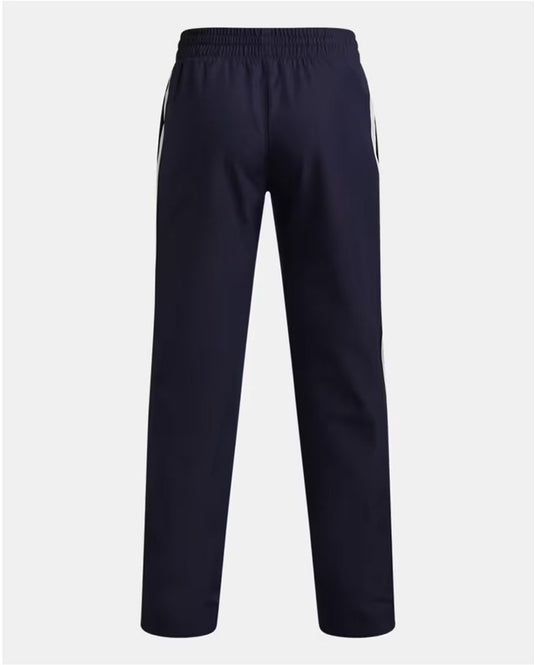 Under armour ua b rival wvn pant-blu jongens sportbroek - midnight navy - wit