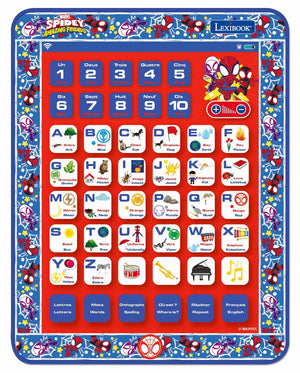 Lexibook tablette éducative bilingue spidey en français et en anglais