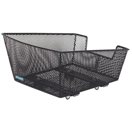Around fietsmand college basic small incl. voorgemonteerd fix systeem - zwart