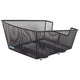 Around fietsmand college basic small incl. voorgemonteerd fix systeem - zwart
