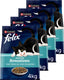 Felix seaside sensations - kattenvoer droogvoer - zalm groenten - 4 x 4 kg