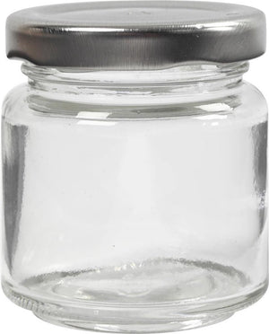 Creativ company https: www.cchobby.nl glazen-pot-h-6-5-cm-d-5-7-cm-100-ml-transparant-12-stuk-1-doos