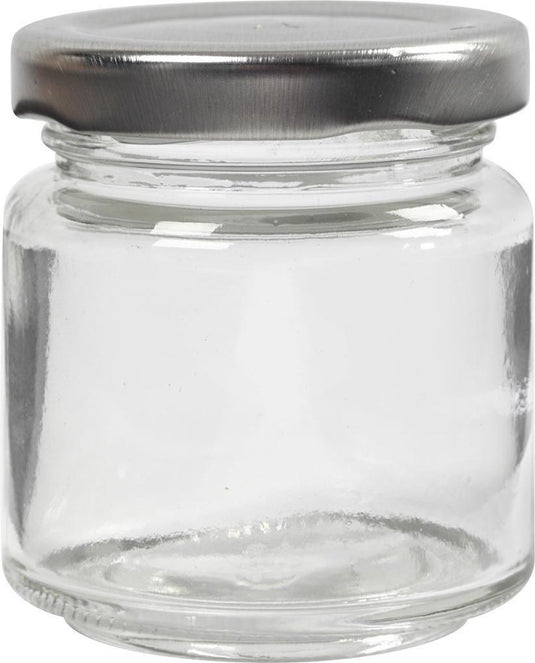 Creativ company https: www.cchobby.nl glazen-pot-h-6-5-cm-d-5-7-cm-100-ml-transparant-12-stuk-1-doos