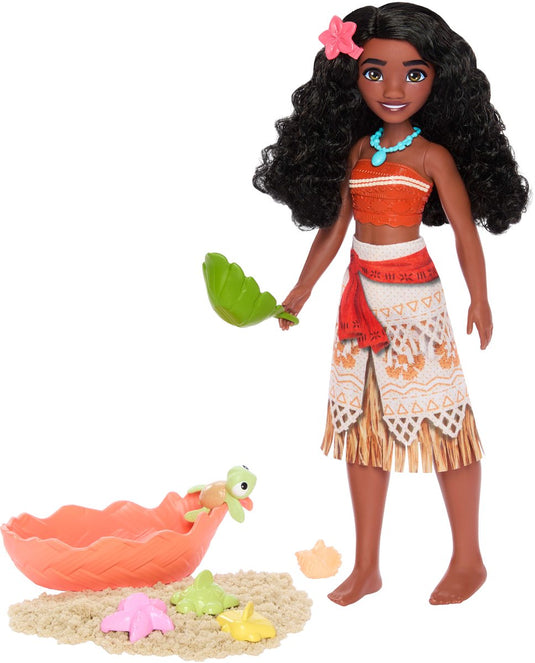 Mattel disney princess moana-pop met schildpad veelkleurig