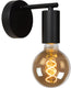 Lucide leanne - wandlamp - 1xe27 - zwart