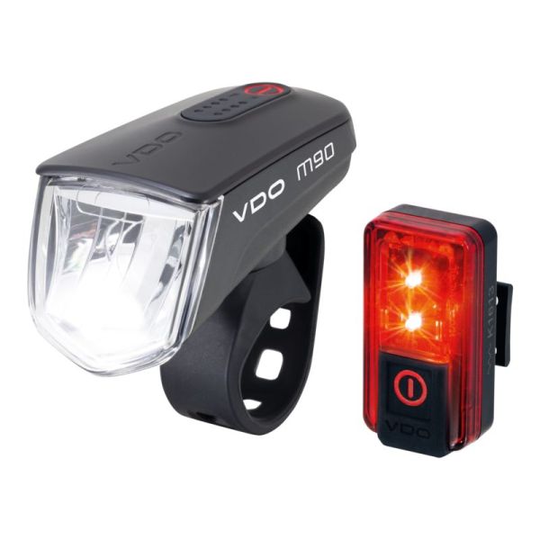 Afbeelding laden in galerijviewer, Verlichtingset VDO Eco Light M90 USB + RED PLUS USB
