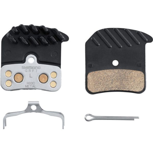 Shimano schijfremblokken h03c disc br.pad shim.h03c metal sintered cool.fins