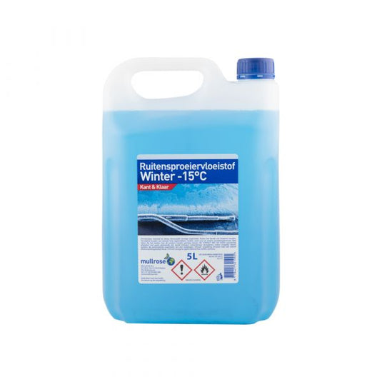 Ruitensproeier 5 lt. blauw winter