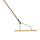 Mm eurotool producten polyhark schuin 16tds met steel 160cm