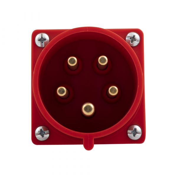 Afbeelding laden in galerijviewer, Gp cee 5p 32a 400v opb wcd rood met pennen - 6315177
