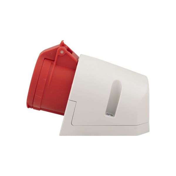 Afbeelding laden in galerijviewer, Abl sursum cee wandcontactdoos 5 polig randaarde 16 ampere rood
