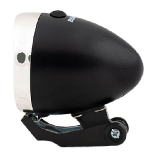 Koplamp chrome zwart led fiets