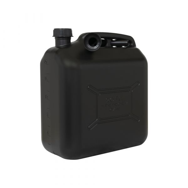 Afbeelding laden in galerijviewer, Jerrycan, 20 liter, zwart
