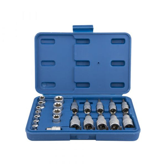 Torx dop en bitsset 1 4 +3 8 *