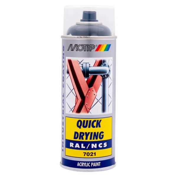 Afbeelding laden in galerijviewer, Motip 1051727 - ind. ral 7021 zwart grijs spuitbus 400 ml | 1 stuks
