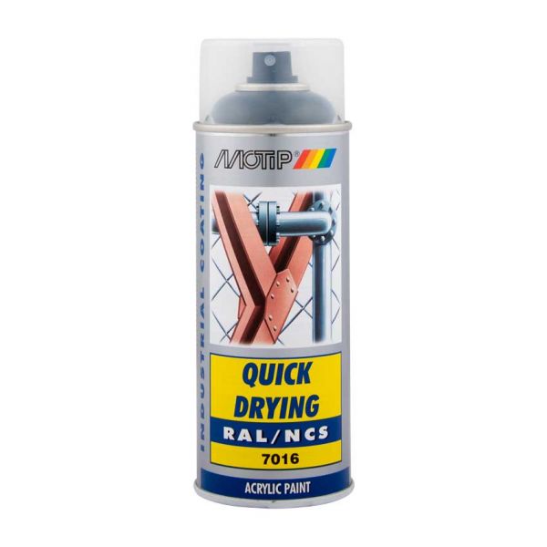 Afbeelding laden in galerijviewer, Motip industrial ral7016, 400 ml.
