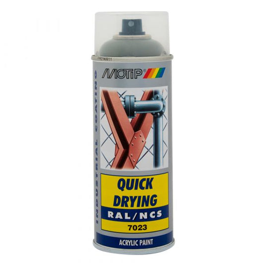Industrial ral7023 400 ml. motip