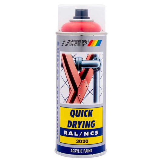 Motip industrial ral3020 400 ml.
