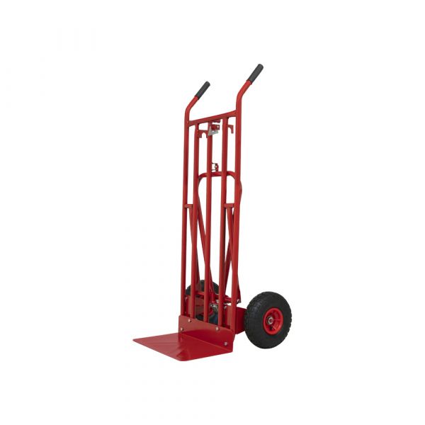 Afbeelding laden in galerijviewer, Steekwagen rood + steunwiel.*
