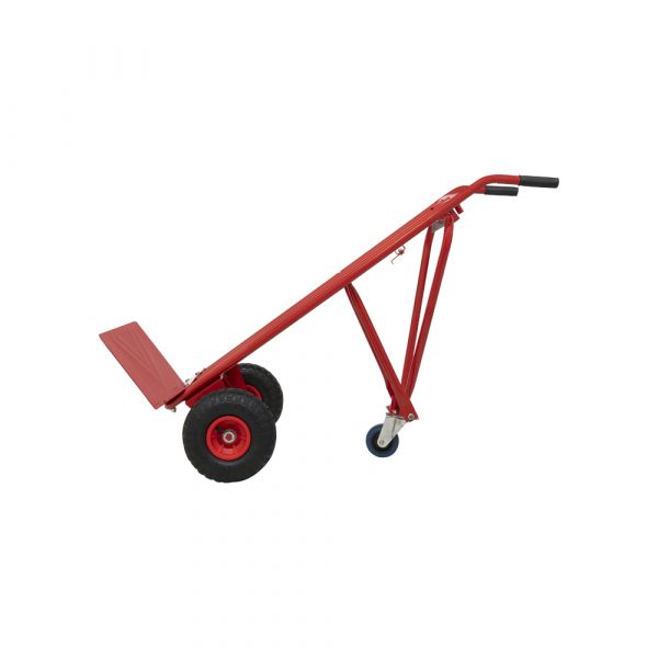 Afbeelding laden in galerijviewer, Steekwagen rood + steunwiel.*
