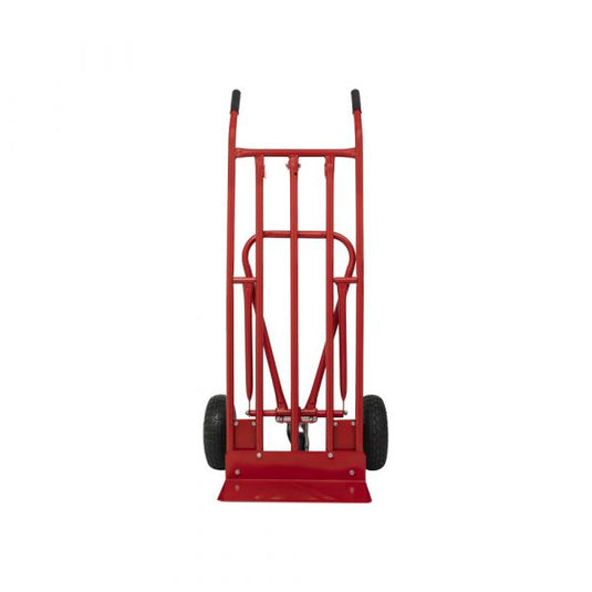 Steekwagen rood + steunwiel.*