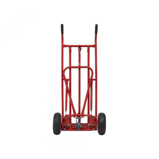 Steekwagen rood + steunwiel.*