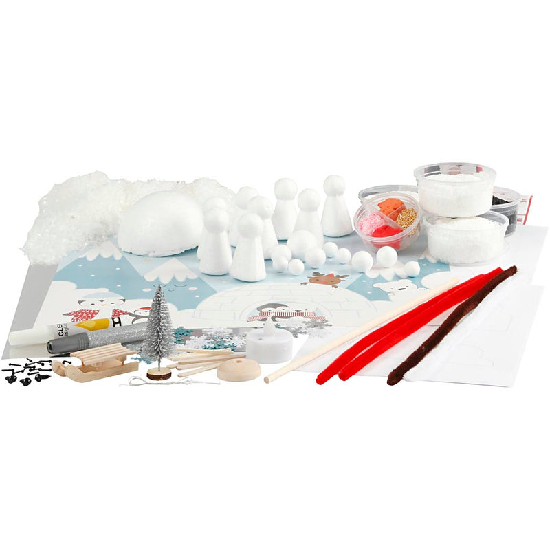 Afbeelding laden in galerijviewer, Https: www.cchobby.nl materialenset-voor-een-winterwonderland-1-doos
