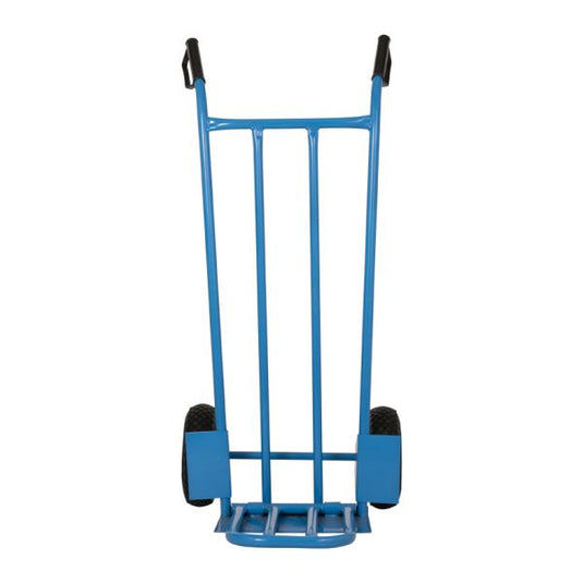 Mm steekwagen blauw + klep 200 kg.
