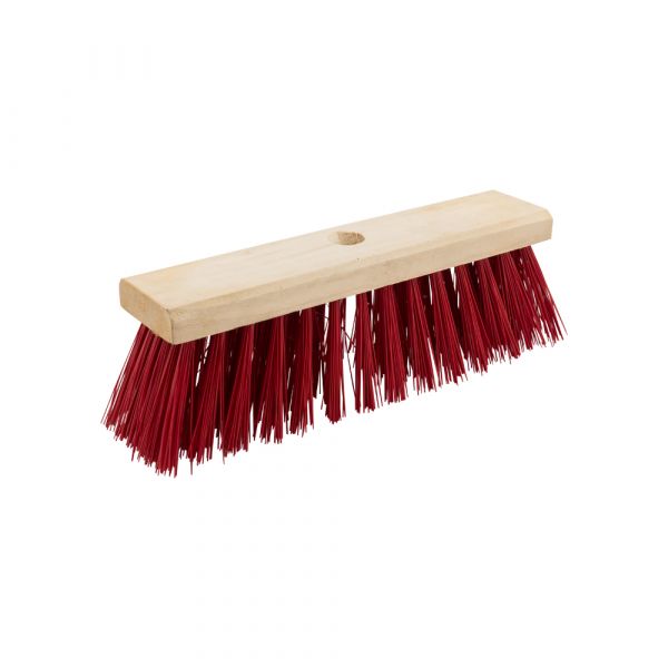 Afbeelding laden in galerijviewer, Bezem nylon rood 29 cm.

