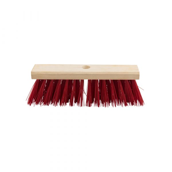 Afbeelding laden in galerijviewer, Bezem nylon rood 29 cm.
