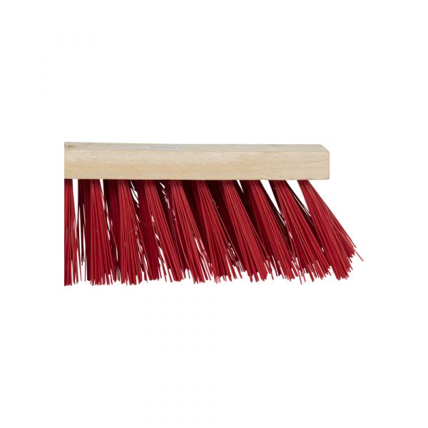 Afbeelding laden in galerijviewer, GARDENGEAR Bezem nylon rood 40 cm.
