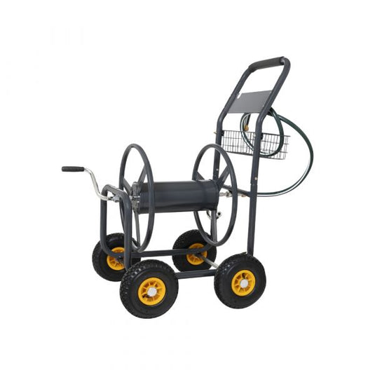 Gardengear slangen haspelwagen 4 wielen