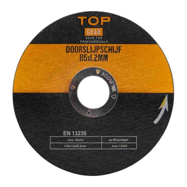 Afbeelding laden in galerijviewer, Doorslijpschijf 3 stuks 115x1.2 mm.

