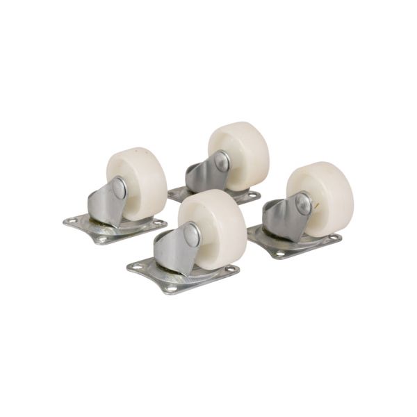 Afbeelding laden in galerijviewer, Trailergear TRAILERGEAR 4 x Zwenkwiel 32 mm. wit

