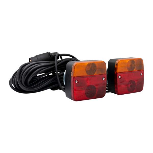 Afbeelding laden in galerijviewer, Trailergear verlichtingsset 12 mtr 7-polig + magneet
