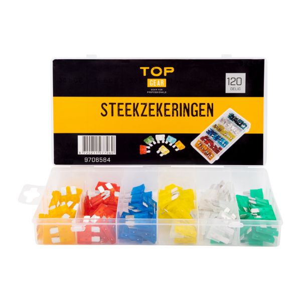 Afbeelding laden in galerijviewer, Topgear steekzekeringen ass. 120 dlg.
