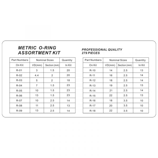 Afbeelding laden in galerijviewer, Topgear o-ringen assortiment 279 delig
