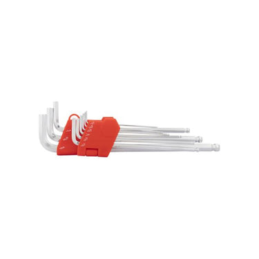 Topgear inbussleutelset 9-delig, inch