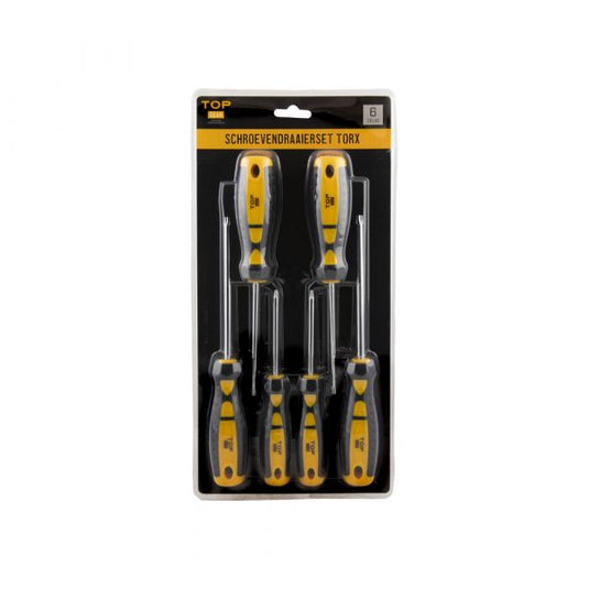 Topgear schroevendraaierset torx 6 delig