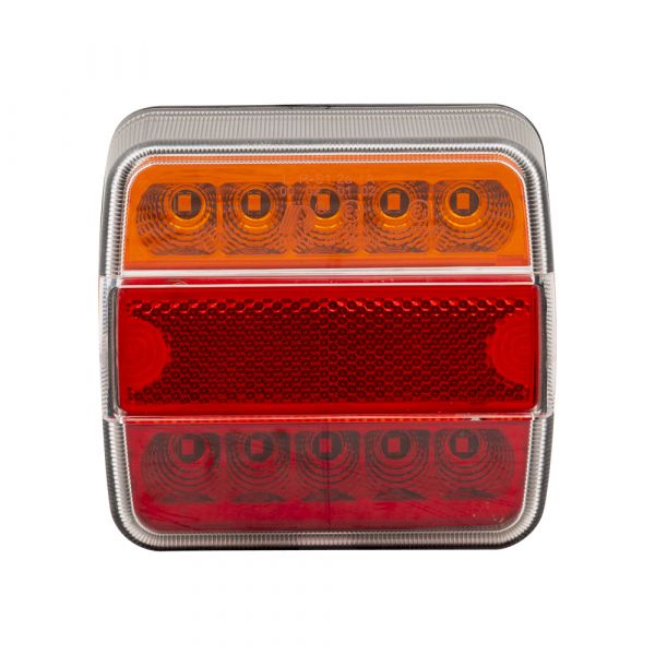 Afbeelding laden in galerijviewer, Trailergear achterlicht 10x10cm. led kleur
